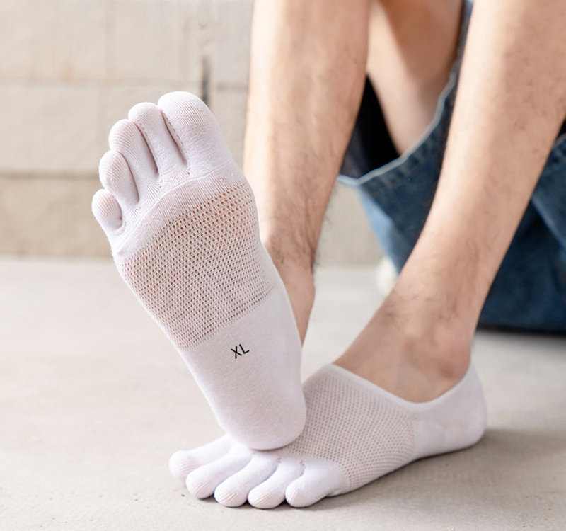 5Pairs Men's Invisible Toe Soc - Toe Sock Split recension och pris