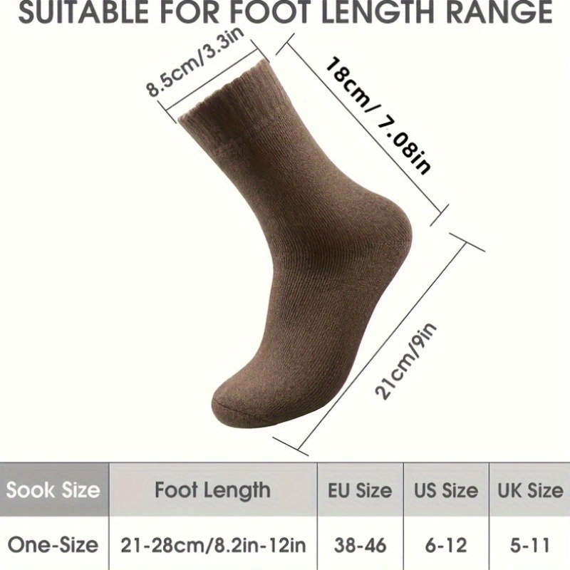 1 Pair Winter Thick Men's Snow - Thermal Sock Winter recension och pris