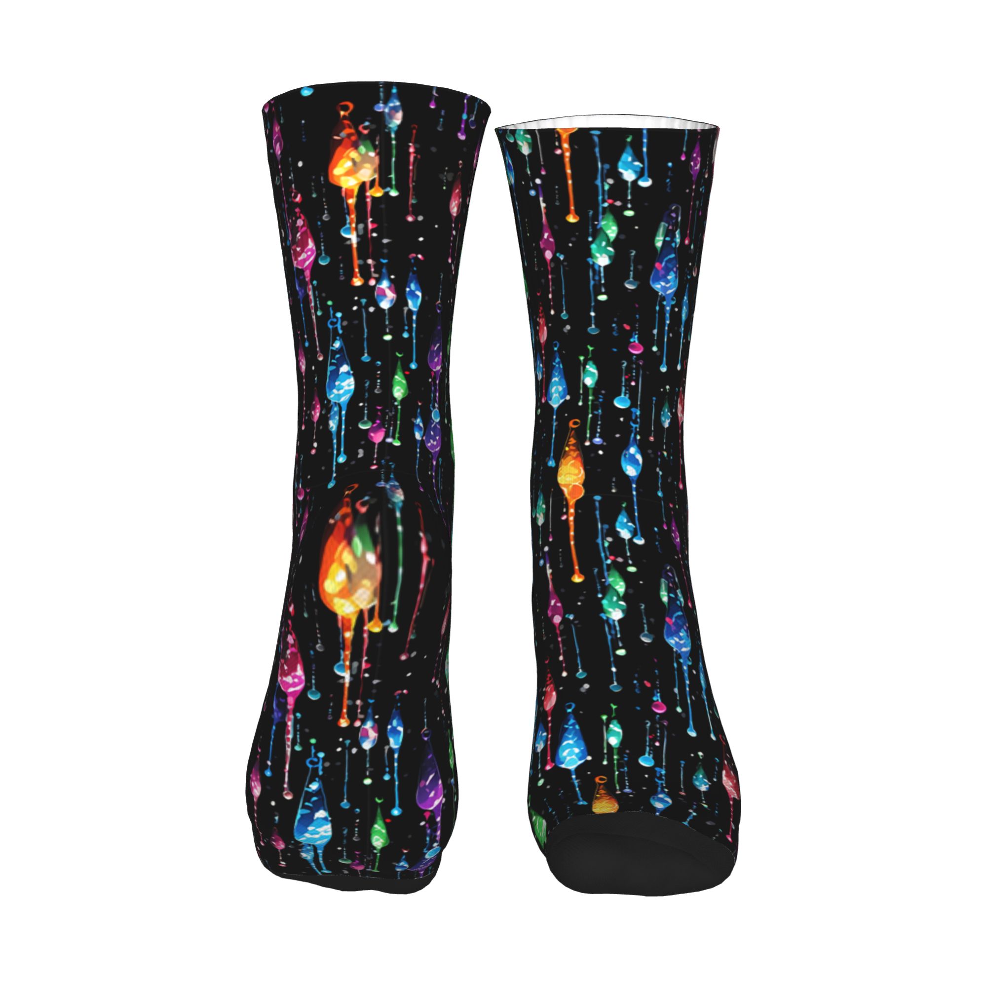 Dripping Rainbow Liquid Patter - Dress Sock Men recension och pris